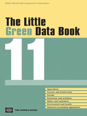 cover image of The Little Green Data Book 2011